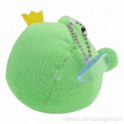 Wholesale Green Pig Style Plush Toy with Suction Cup